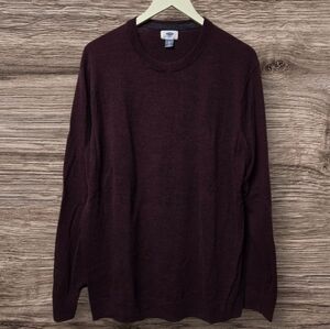 Men's Old Navy Maroon Sweater Pullover Layering Sz XL